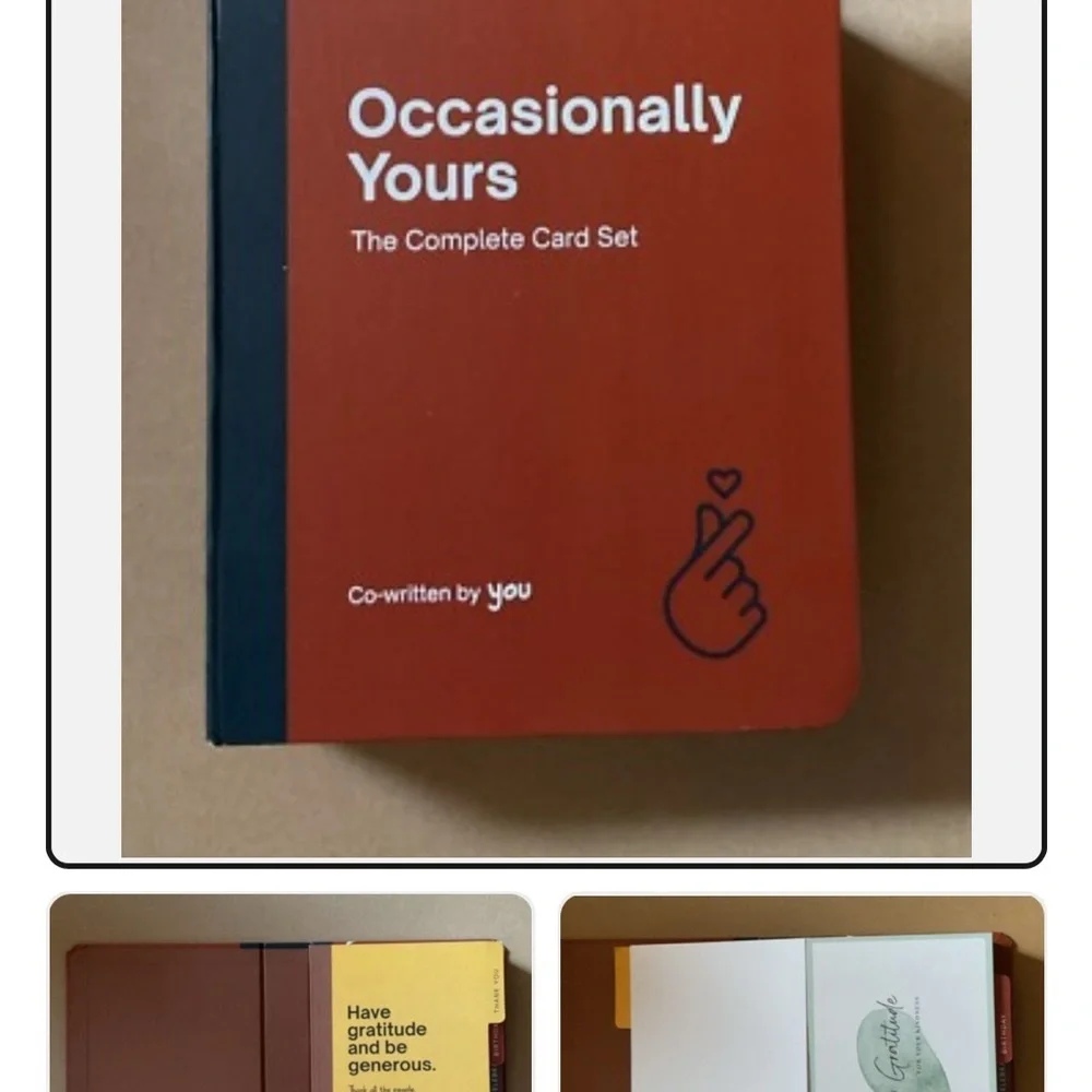 Occasionally Yours - The Complete Card Set Book, Co-Written By YOU!